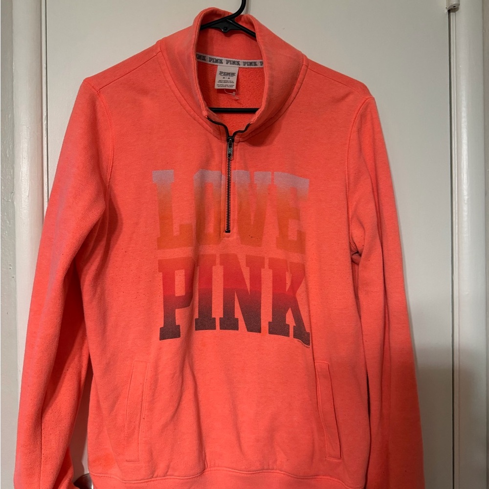 Victoria's Secret Orange Love Pink Sweater